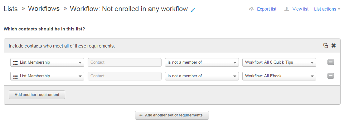 HubSpot_List_Example_Not_Enrolled_In_Workflow