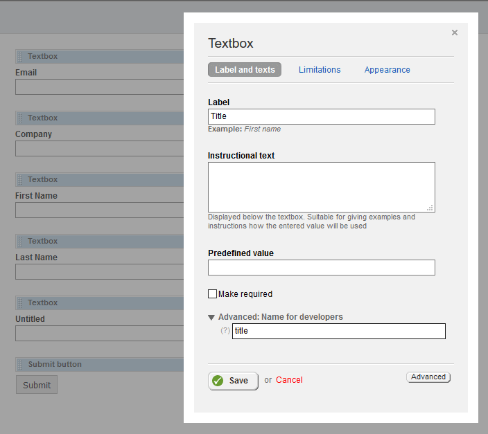 Sitefinity Error with Form Builder: Invalid Cast 